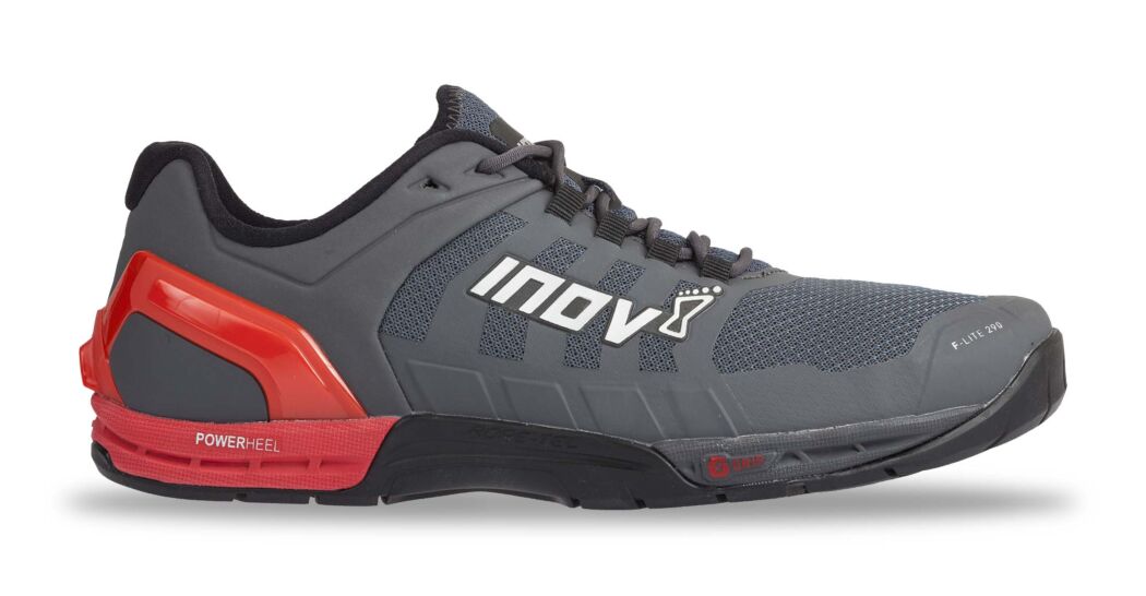 Inov-8 F-lite 290 Mens Training Shoes Grey/Red Australia (ZWRJTI246)